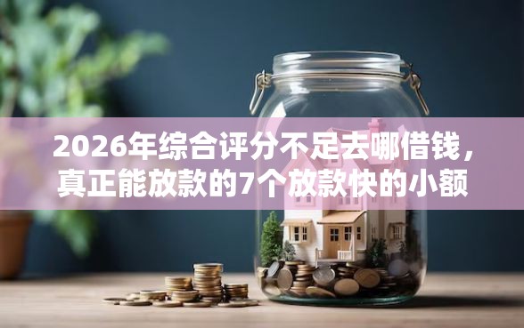 2026年综合评分不足去哪借钱，真正能放款的7个放款快的小额贷款平台推荐