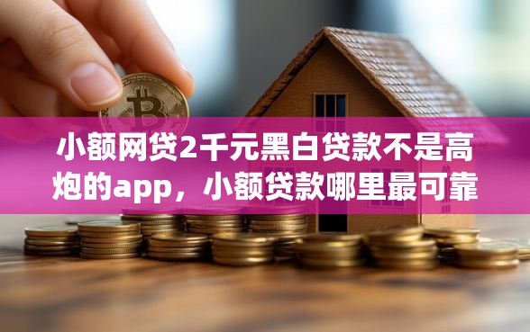 小额网贷2千元黑白贷款不是高炮的app，小额贷款哪里最可靠的8个平台介绍