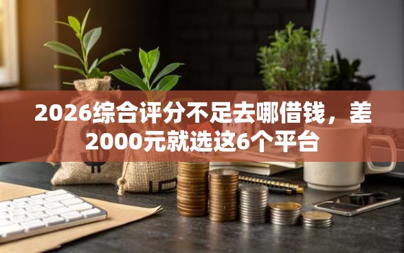 2026综合评分不足去哪借钱，差2000元就选这6个平台