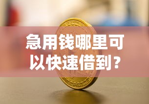 急用钱哪里可以快速借到？2026最新测评10个征信花居然都下款了的软件
