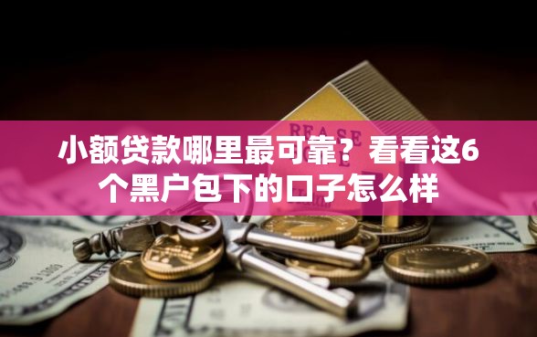 小额贷款哪里最可靠？看看这6个黑户包下的口子怎么样
