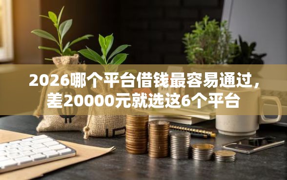 2026哪个平台借钱最容易通过，差20000元就选这6个平台