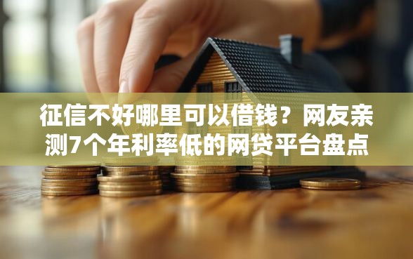 征信不好哪里可以借钱？网友亲测7个年利率低的网贷平台盘点