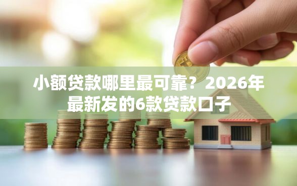 小额贷款哪里最可靠？2026年最新发的6款贷款口子