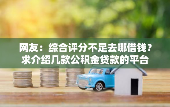 网友：综合评分不足去哪借钱？求介绍几款公积金贷款的平台
