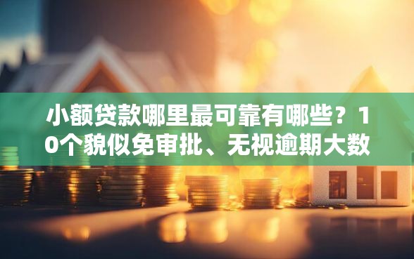 小额贷款哪里最可靠有哪些？10个貌似免审批、无视逾期大数据花户黑户口子合集