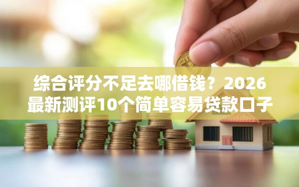 综合评分不足去哪借钱？2026最新测评10个简单容易贷款口子