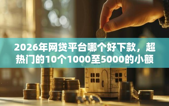2026年网贷平台哪个好下款，超热门的10个1000至5000的小额贷款平台推荐