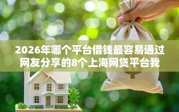 2026年哪个平台借钱最容易通过网友分享的8个上海网贷平台我觉得不错！