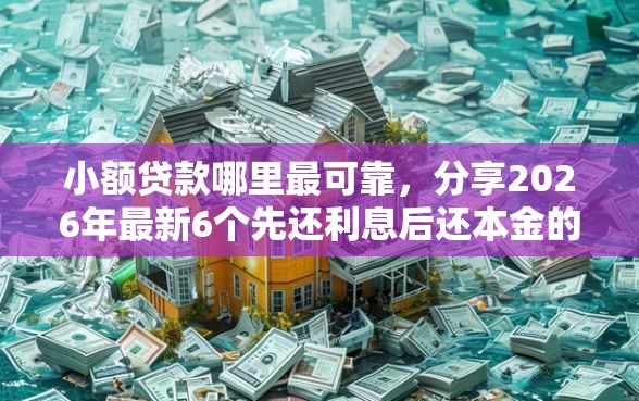 小额贷款哪里最可靠，分享2026年最新6个先还利息后还本金的贷款平台