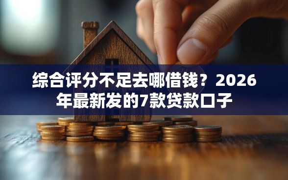 综合评分不足去哪借钱？2026年最新发的7款贷款口子