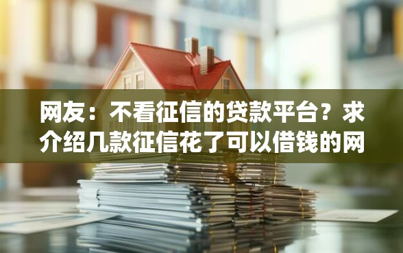 网友：不看征信的贷款平台？求介绍几款征信花了可以借钱的网贷app