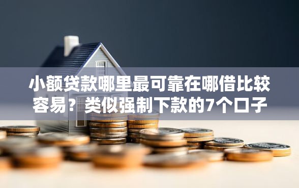 小额贷款哪里最可靠在哪借比较容易？类似强制下款的7个口子参考