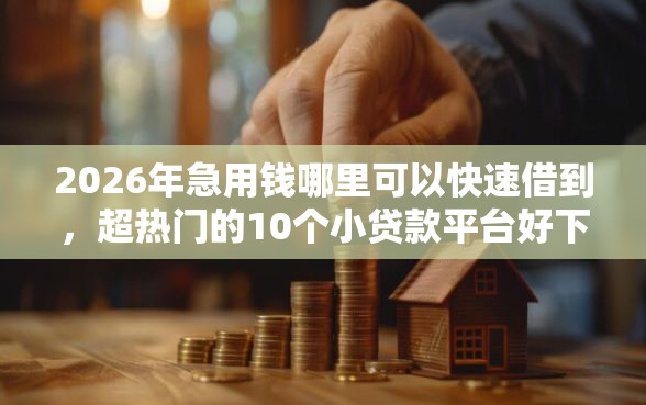 2026年急用钱哪里可以快速借到，超热门的10个小贷款平台好下款推荐