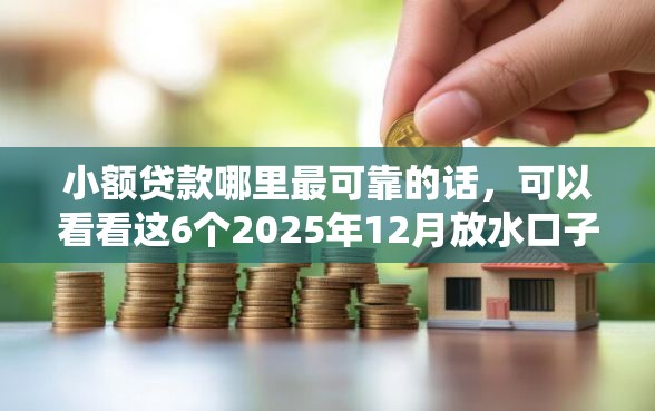 小额贷款哪里最可靠的话，可以看看这6个2025年12月放水口子