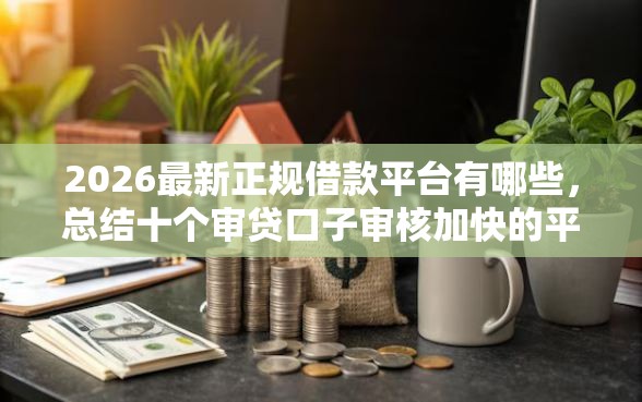 2026最新正规借款平台有哪些，总结十个审贷口子审核加快的平台！
