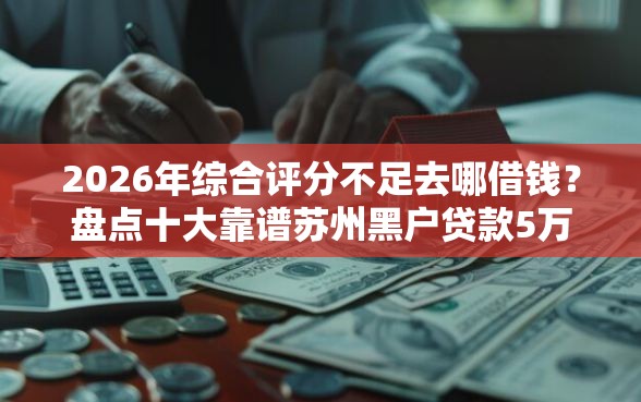 2026年综合评分不足去哪借钱？盘点十大靠谱苏州黑户贷款5万的平台