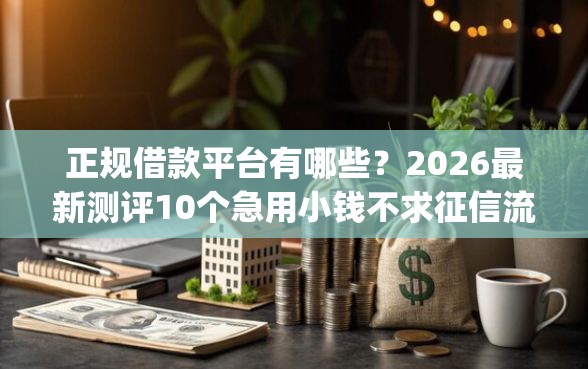 正规借款平台有哪些？2026最新测评10个急用小钱不求征信流水轻松贷的app