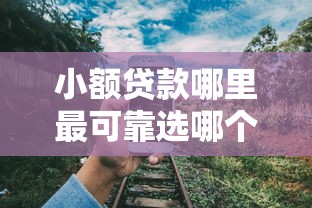 小额贷款哪里最可靠选哪个平台？8个最快的借钱平台是什么推荐