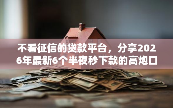 不看征信的贷款平台，分享2026年最新6个半夜秒下款的高炮口子