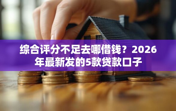综合评分不足去哪借钱？2026年最新发的5款贷款口子