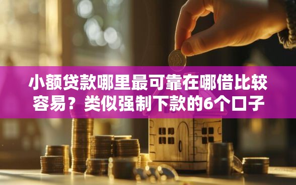 小额贷款哪里最可靠在哪借比较容易？类似强制下款的6个口子参考
