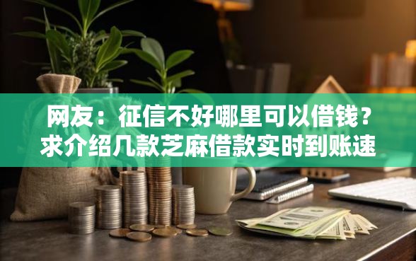 网友：征信不好哪里可以借钱？求介绍几款芝麻借款实时到账速借平台