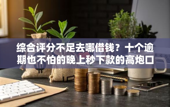 综合评分不足去哪借钱？十个逾期也不怕的晚上秒下款的高炮口子