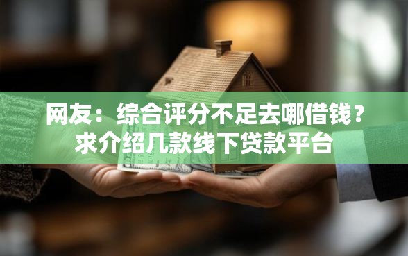 网友：综合评分不足去哪借钱？求介绍几款线下贷款平台