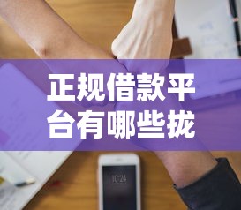 正规借款平台有哪些拢共有哪些选择？6个黑户能借款的平台详解