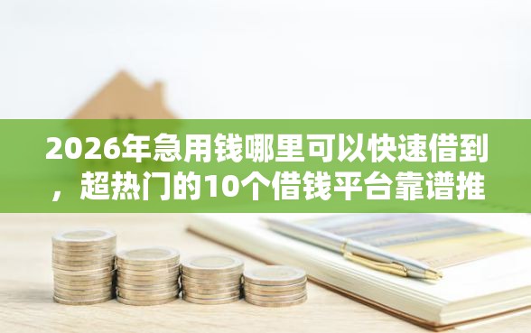 2026年急用钱哪里可以快速借到，超热门的10个借钱平台靠谱推荐