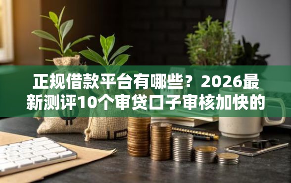 正规借款平台有哪些？2026最新测评10个审贷口子审核加快的软件