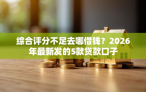 综合评分不足去哪借钱？2026年最新发的5款贷款口子