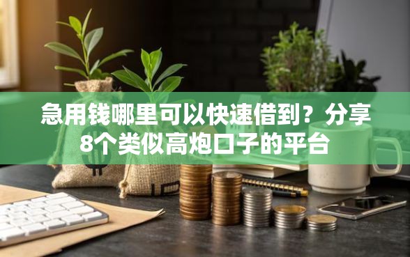急用钱哪里可以快速借到？分享8个类似高炮口子的平台