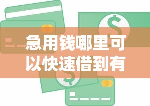 急用钱哪里可以快速借到有哪些？分享10个和信用飞一样好下款的口子