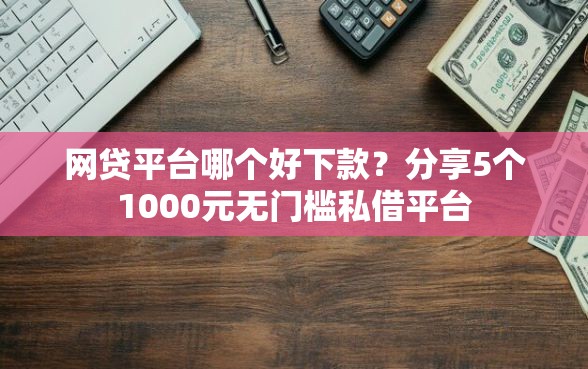 网贷平台哪个好下款？分享5个1000元无门槛私借平台