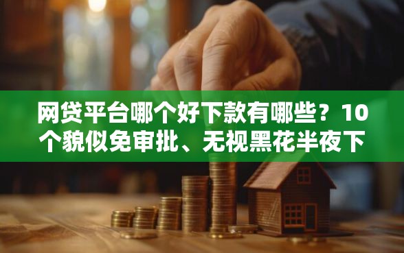 网贷平台哪个好下款有哪些？10个貌似免审批、无视黑花半夜下款的网贷口子合集