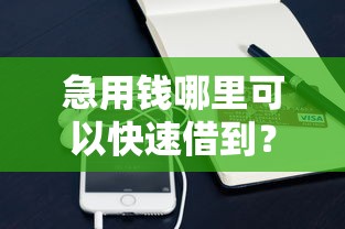 急用钱哪里可以快速借到？7个支持下款到微信的容易借钱的小额平台