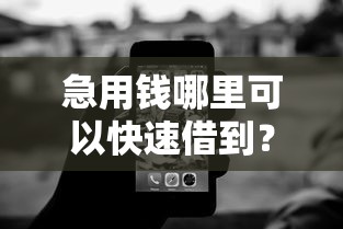 急用钱哪里可以快速借到？这7个无视黑白必下款的网贷口子值得一试