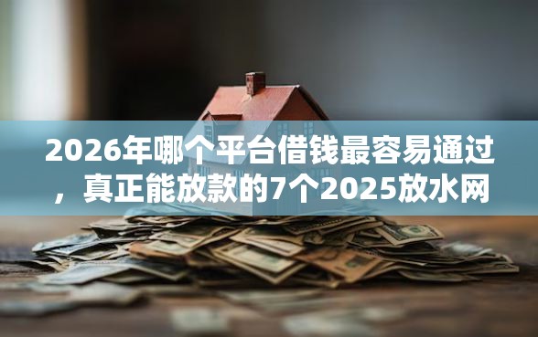 2026年哪个平台借钱最容易通过，真正能放款的7个2025放水网贷平台推荐