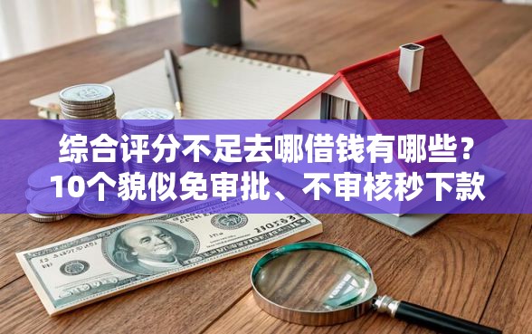 综合评分不足去哪借钱有哪些？10个貌似免审批、不审核秒下款的高炮口子合集