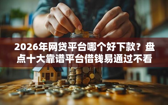 2026年网贷平台哪个好下款？盘点十大靠谱平台借钱易通过不看征信