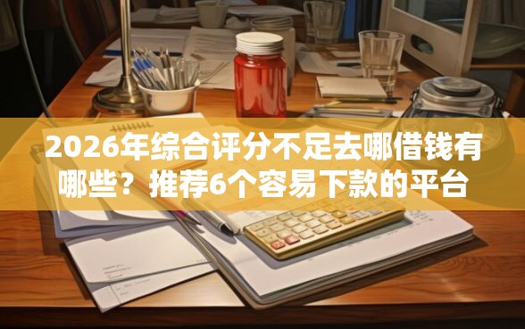 2026年综合评分不足去哪借钱有哪些？推荐6个容易下款的平台