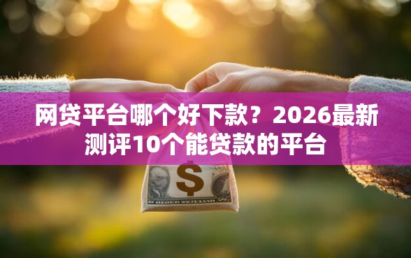 网贷平台哪个好下款？2026最新测评10个能贷款的平台