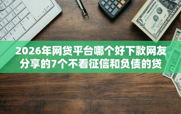 2026年网贷平台哪个好下款网友分享的7个不看征信和负债的贷款平台我觉得不错！