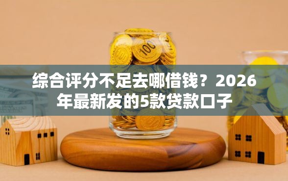 综合评分不足去哪借钱？2026年最新发的5款贷款口子