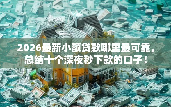 2026最新小额贷款哪里最可靠，总结十个深夜秒下款的口子！