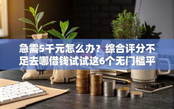 急需5千元怎么办？综合评分不足去哪借钱试试这6个无门槛平台