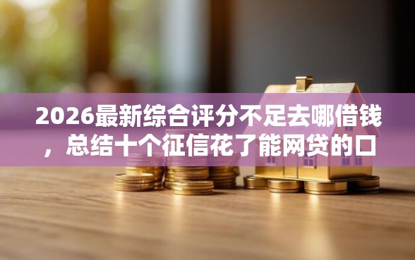 2026最新综合评分不足去哪借钱，总结十个征信花了能网贷的口子！