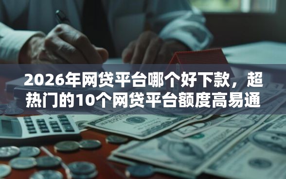 2026年网贷平台哪个好下款，超热门的10个网贷平台额度高易通过推荐